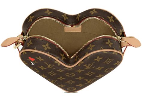 lv heart shaped bag